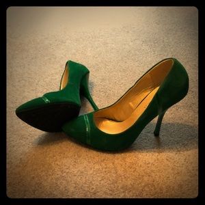 Shoe Republic Velour Pumps